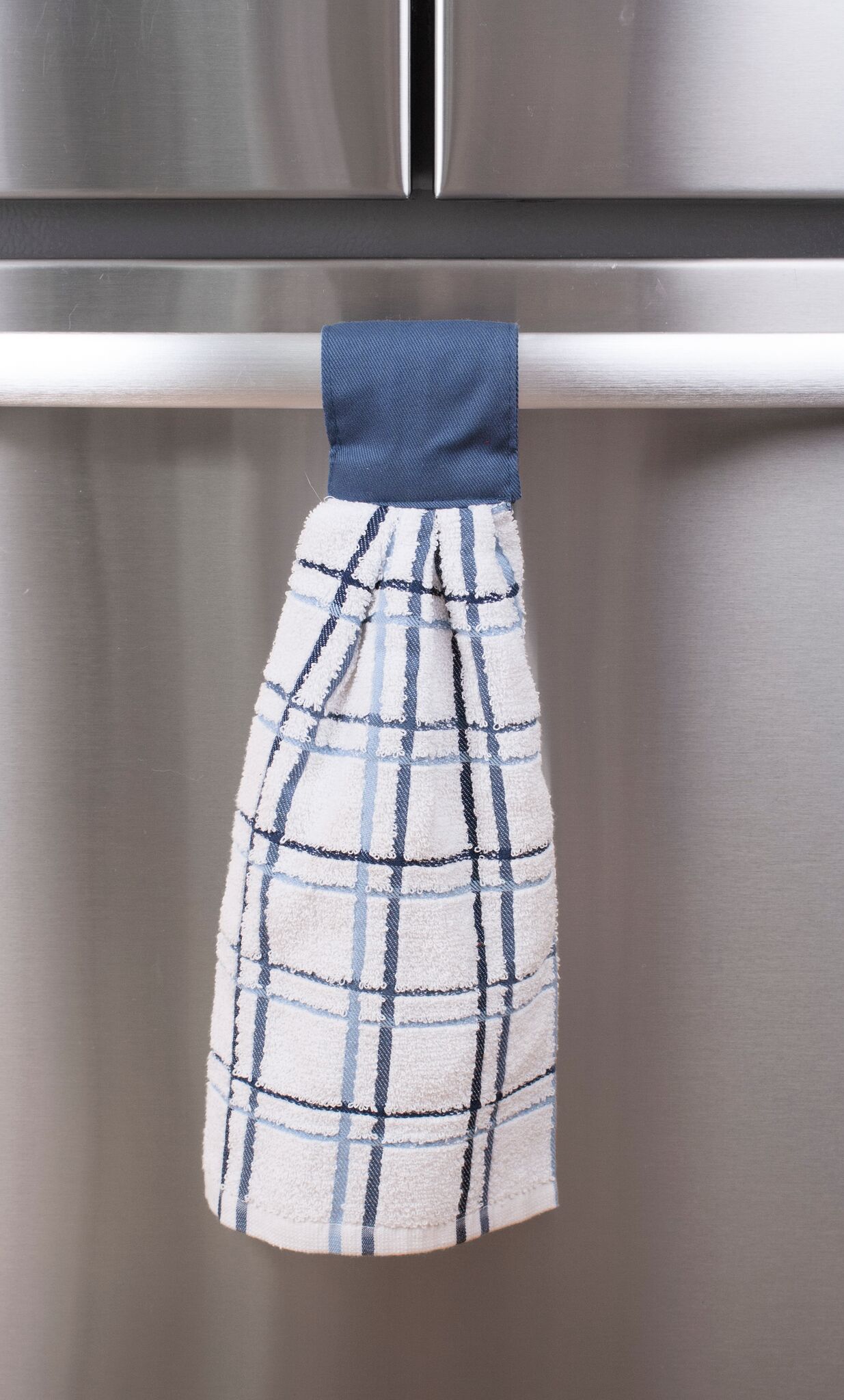 RITZ Kitchen Wears 100% Cotton Hanging Tie Towels - Checked