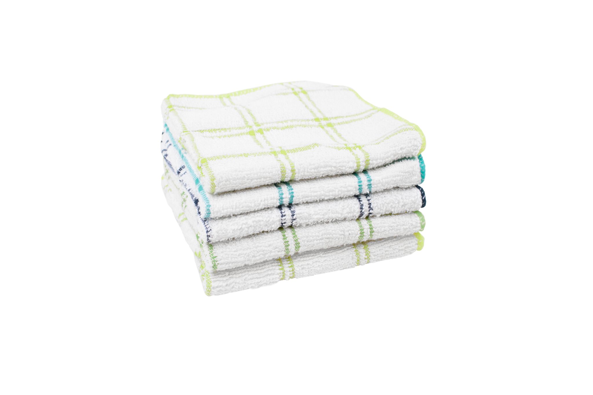 RITZ 100% Cotton Dish Towel with Poly Scour Side (5-Pack) - John  Ritzenthaler Company