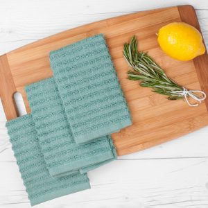 RITZ 100% Cotton Dish Towel with Poly Scour Side (5-Pack) - John  Ritzenthaler Company