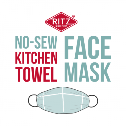 Learn How to Make Your Own No-Sew Kitchen Towel Face Mask